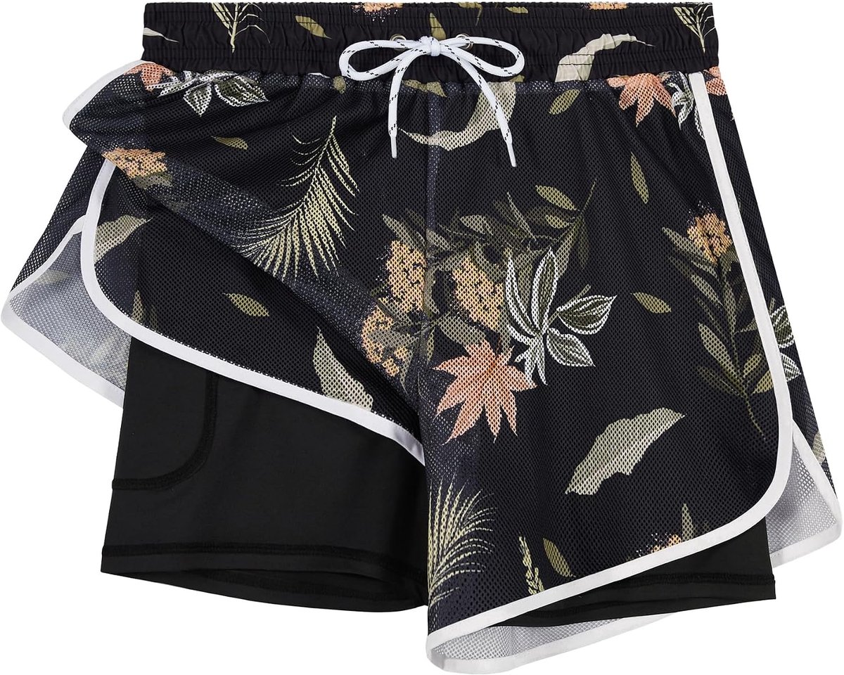 Shorts voor dames, korte zwembroek, strand, watersport, shorts, boardshorts, uv-bescherming, zomershorts