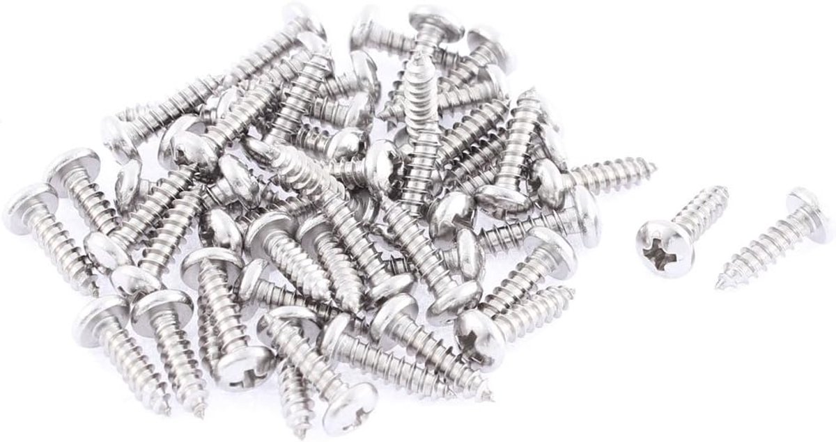 Sourcing map 3,5 mm x 13 mm zelftappende schroeven 50 stuks de
