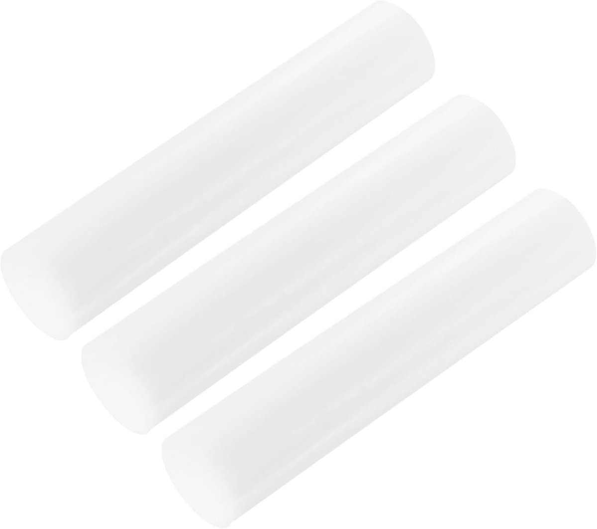 ABS kunststof stang ronde staaf 40 mm x 200 mm wit voor doe-het-zelf modelmateriaal, architectuurmodelbouw, doe-het-zelf zandtafel, verpakking van 3 stuks