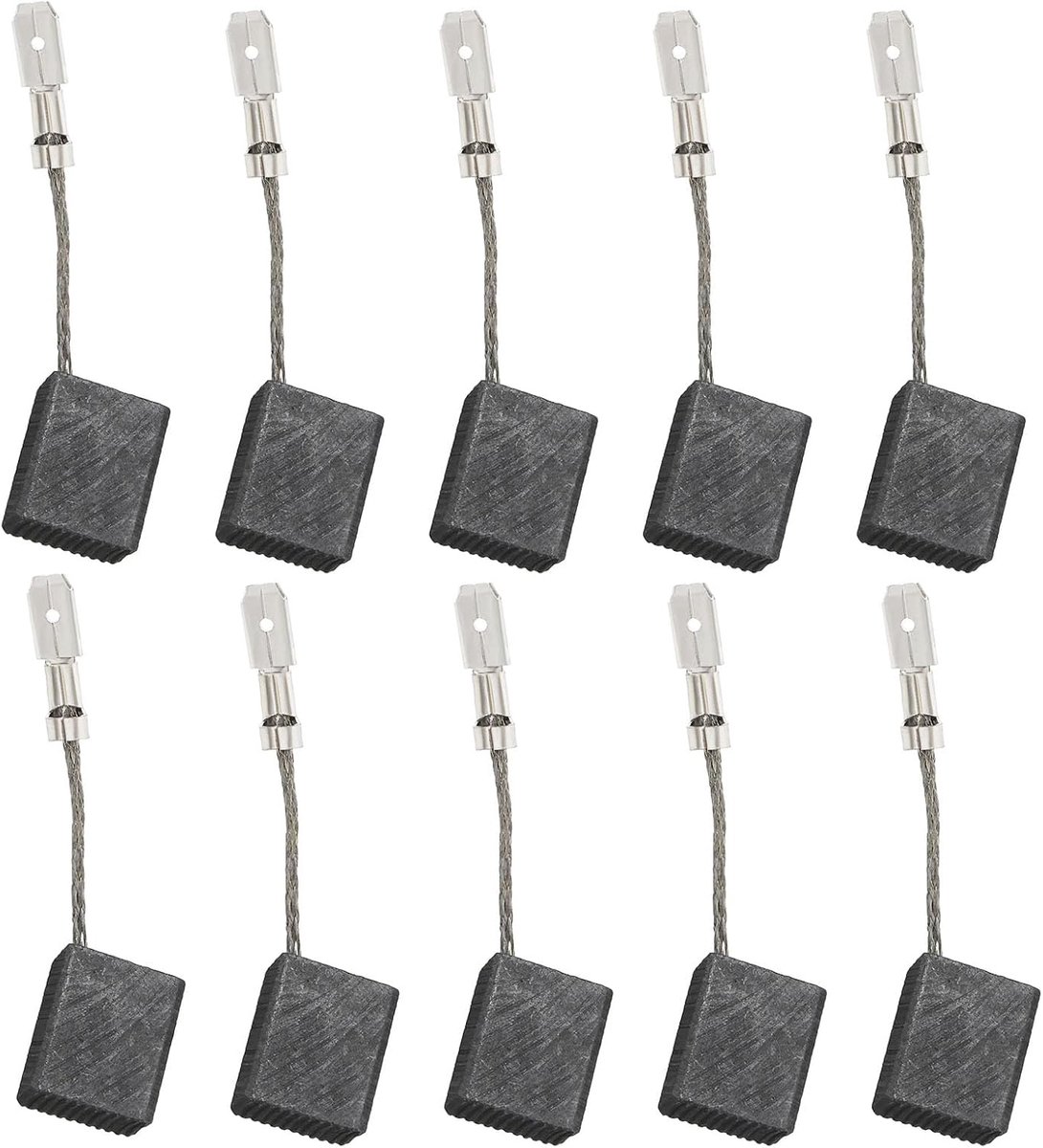 5 Paar Motor Koolborstels 8x12.5x15mm Vervanging Deel Elektrische Motor Borstels Compatibel met Metabo WE17-125/150 Quick