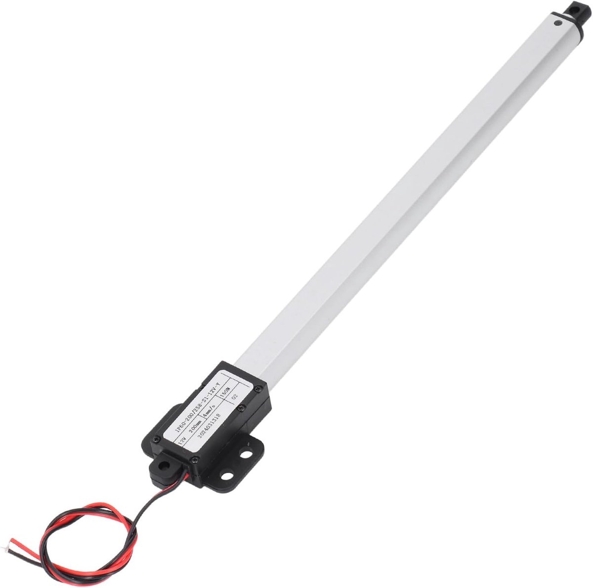 12V DC Mini Lineaire Actuator 200mm Elektrische Telescoopstang Motor Automatische Aandrijving Kleine Krik Snelheid 4mm/s