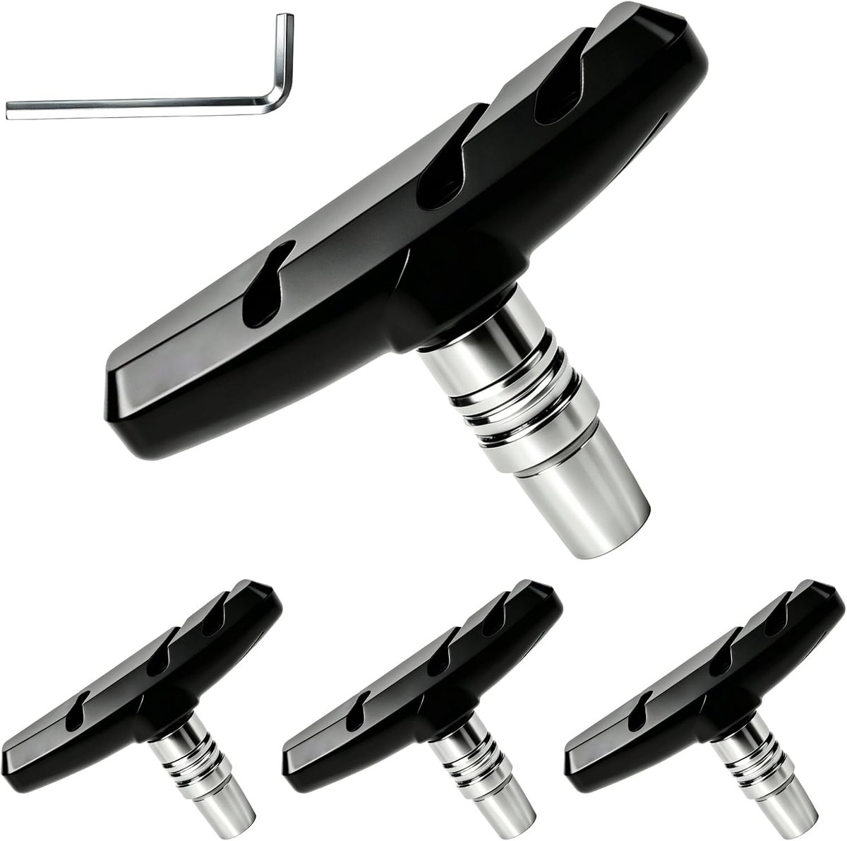 Remblokken voor fiets, 70 mm remblokken voor en achter, V-rem remblokken, MTB-remblokken voor fiets, compatibel met Sram, Shimano & All Major V-brake Systems