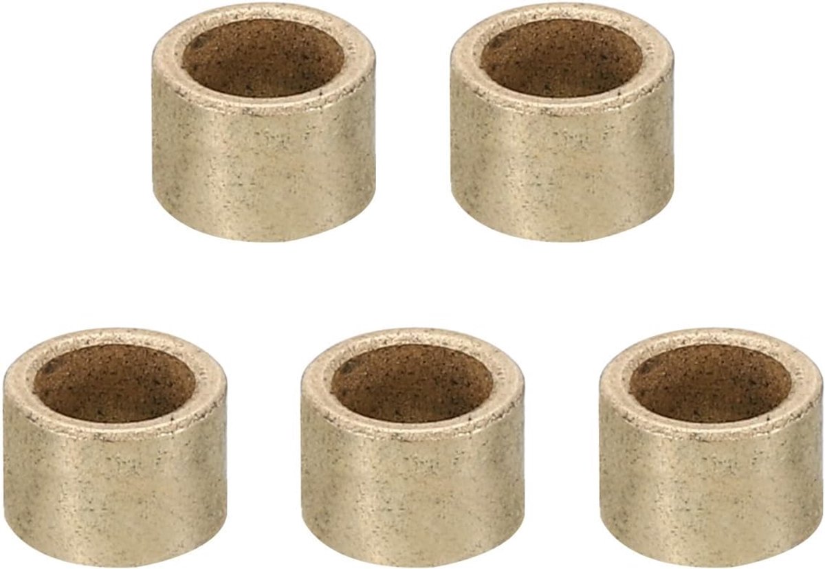 M5 messing afstandhouders, 5 stuks metalen afstandhouder messing 5 mm ID x 7 mm OD x 4 mm L messing afstandhouders schroef afstandhouder voor 1/5 inch of M5 schroef