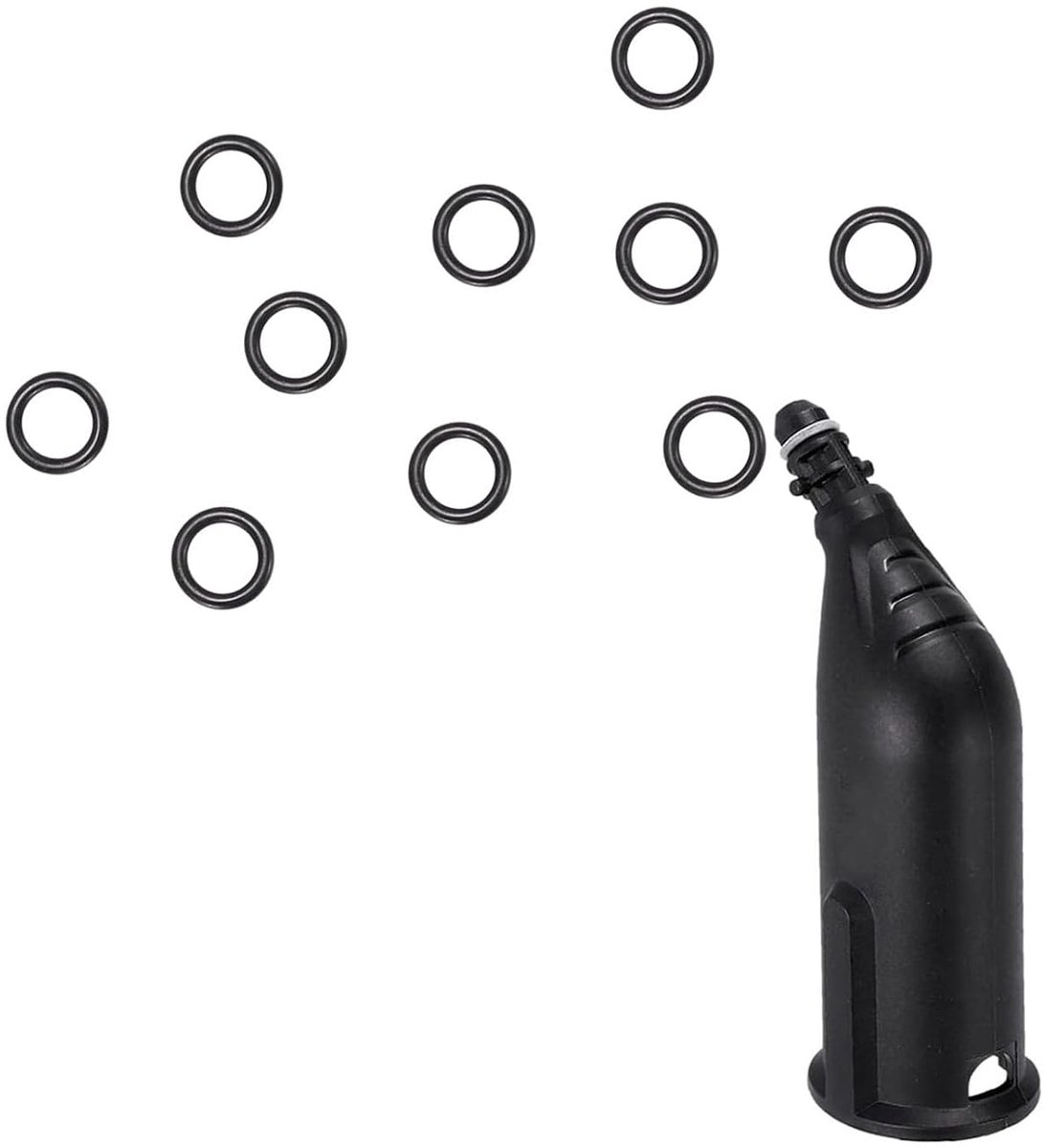 10 stuks O-ring rubber afdichtring voor Kärcher SC2 SC3 SC4 SC5 CT10 stoomreiniger onderdelen (zwart)