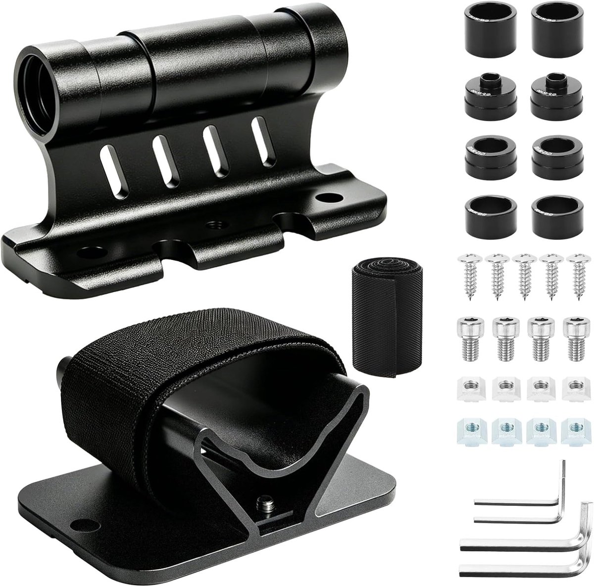 Fiets voorvorkhouder - Complete set met achterwielhouder - Snelle montage voor Ø 5/12/15 x 100 mm - SnelShoppen