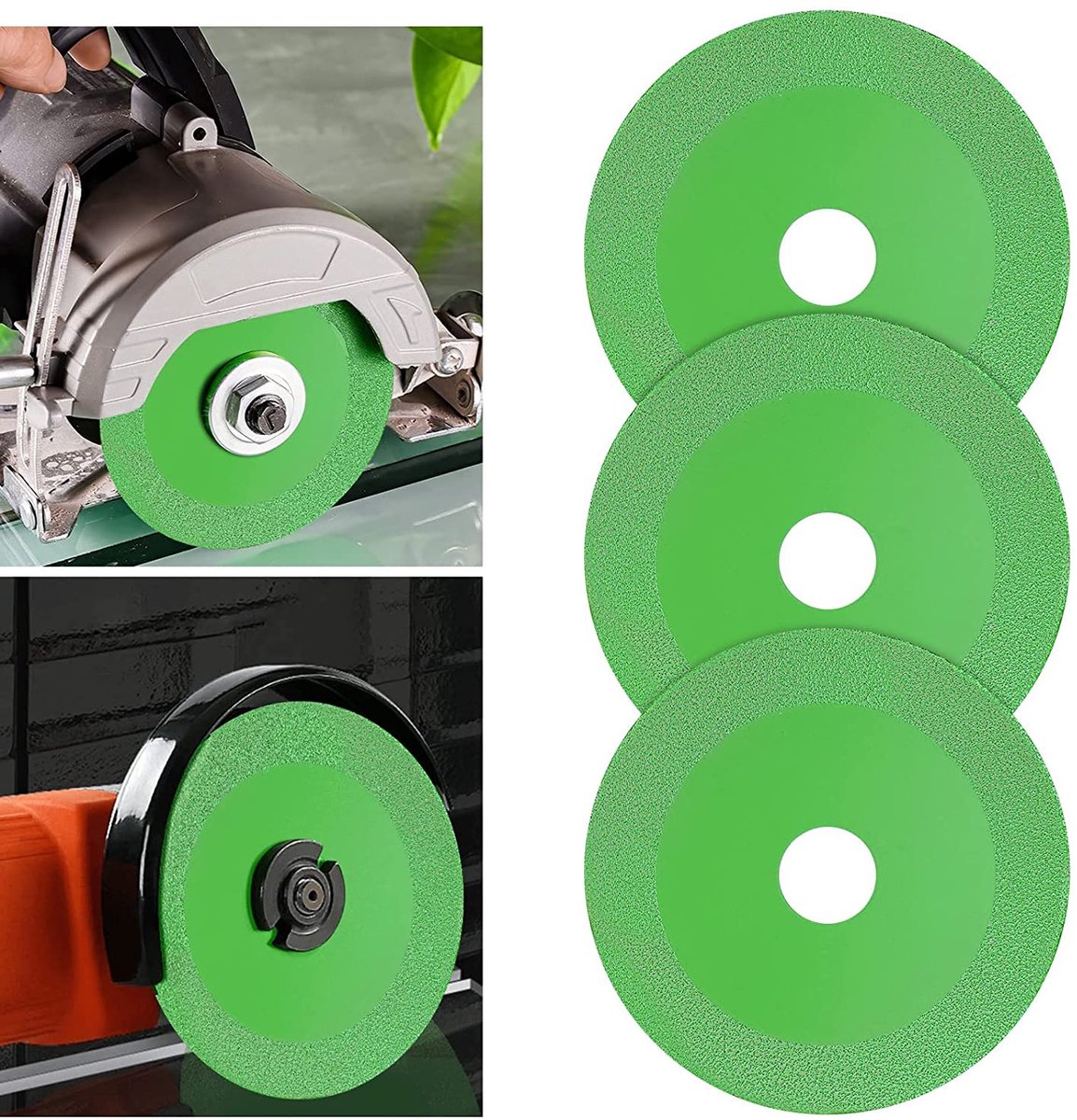 Diamantsnijschijf 125 mm - Glas snijschijf - Geschikt voor keramiek en tegels - Perfect voor nauwkeurig snijden - SnelShoppen