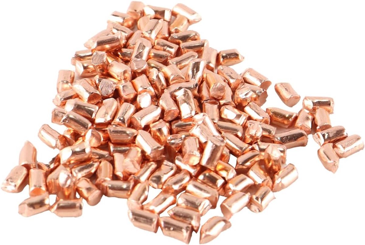 Kopergranules 200g - hoge zuiverheid - geschikt voor industriële filtratie - SnelShoppen