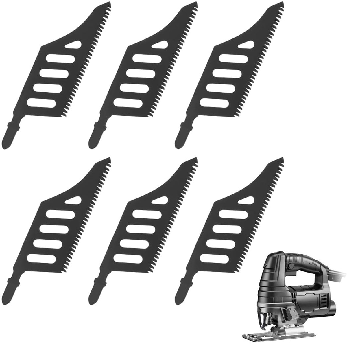 Decoupeerzaagbladen 112 mm - T-schacht - 11 tpi - soepel snijden - SnelShoppen