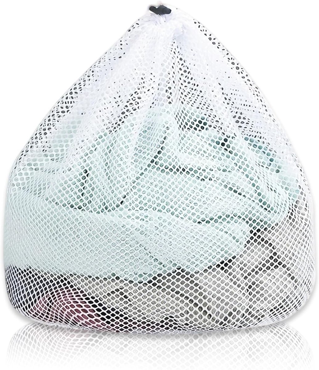 SnelShoppen - 20x24 inch wasnet, waszak voor wasmachine, ideaal voor thuis, reizen, hotel, studentenhuis en appartement, duurzaam polyester