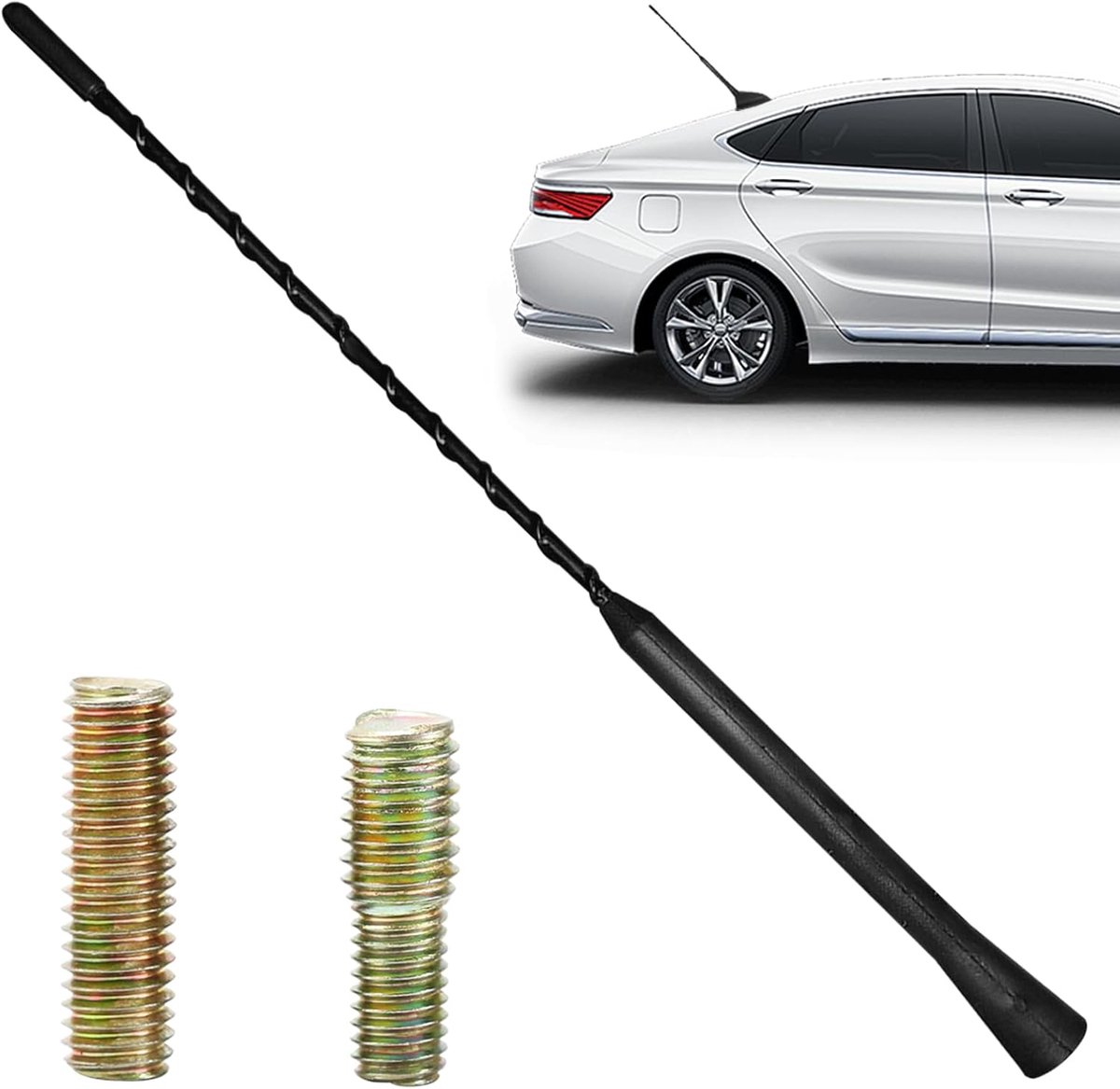 Auto Antenne - Radio Antenne - Muziek Luisteren - Verbeterde Ontvangst - 28 cm - Zwart