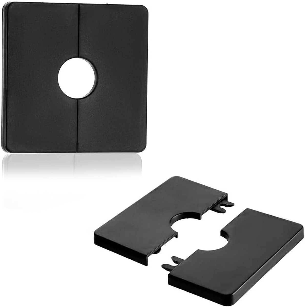 Decoratieve Douchekap 22mm - PVC Pijpafdekking - Zelfklevend - Bescherming voor leidingen - SnelShoppen