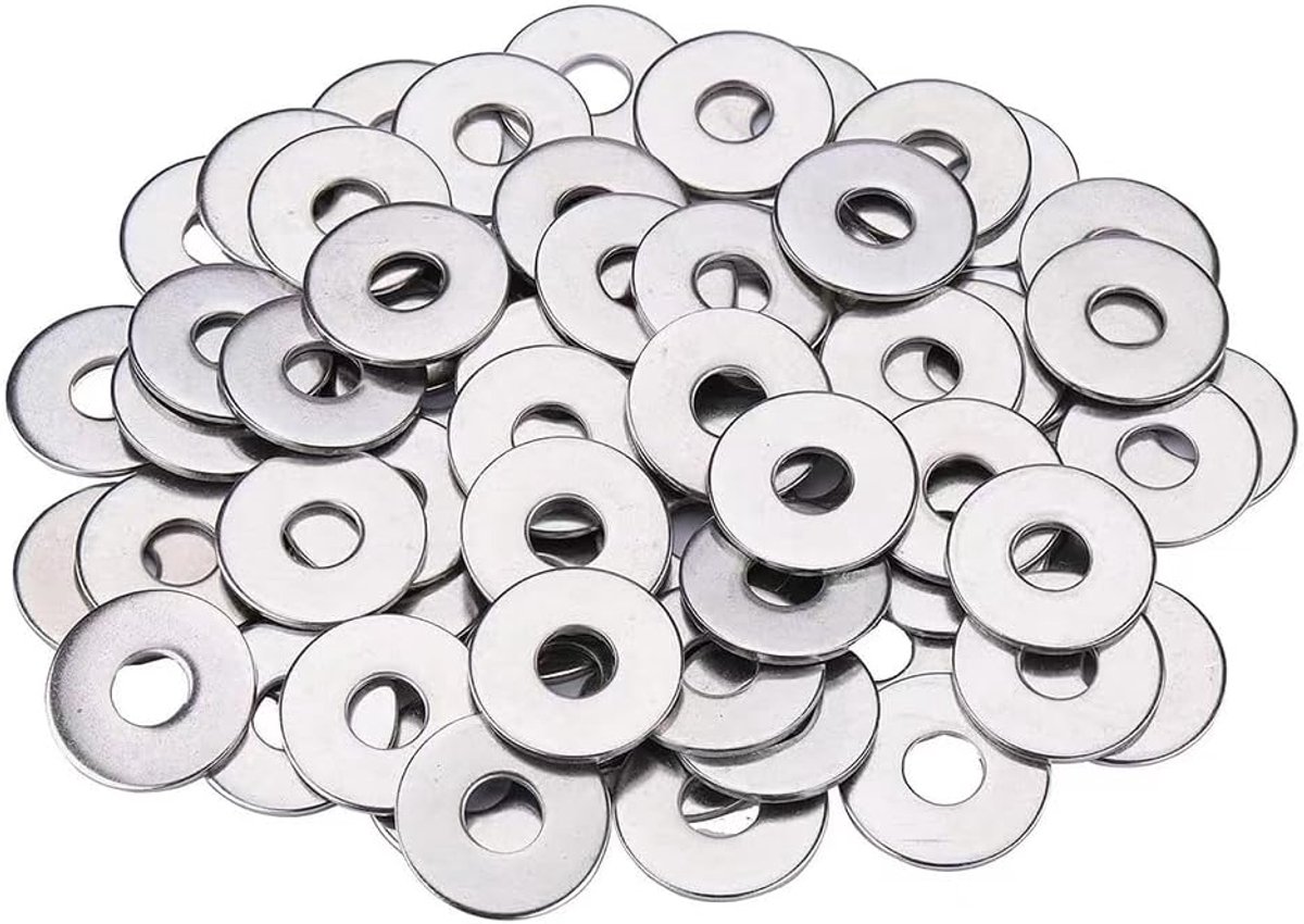 Ringen M8-40 stuks M8 x 24 mm - roestvrij staal - platte sluitringen - vermindert wrijving en lekkage - SnelShoppen