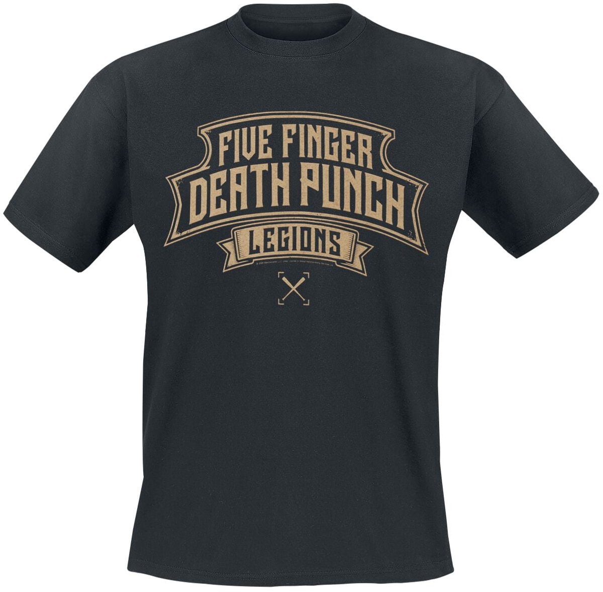 Five Finger Death Punch Knuckles Legions Heren T-shirt - zwart - XL