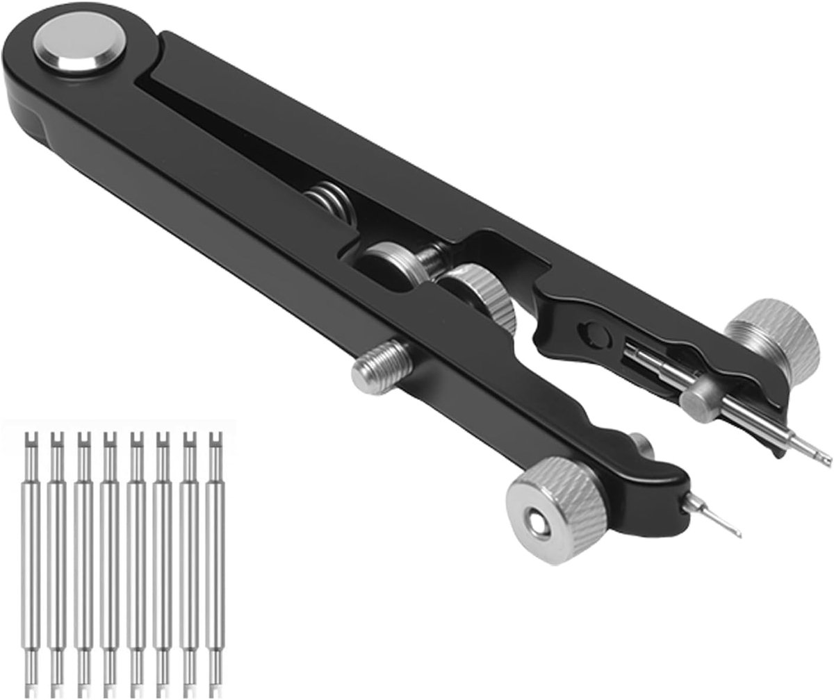 Horloge band gereedschap - V-vormige veerpen tool - robuuste 8 punten - eenvoudig horloge band vervangen - SnelShoppen