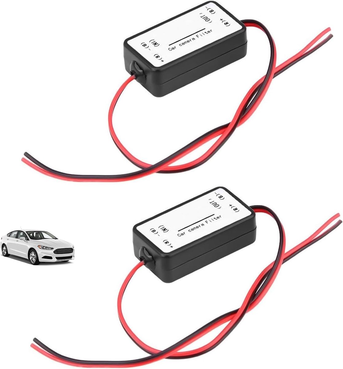 Filter rectifiers 12V - 2 stuks - stabilisator voor achteruitrijcamera - helder beeld bij achteruitrijden - SnelShoppen