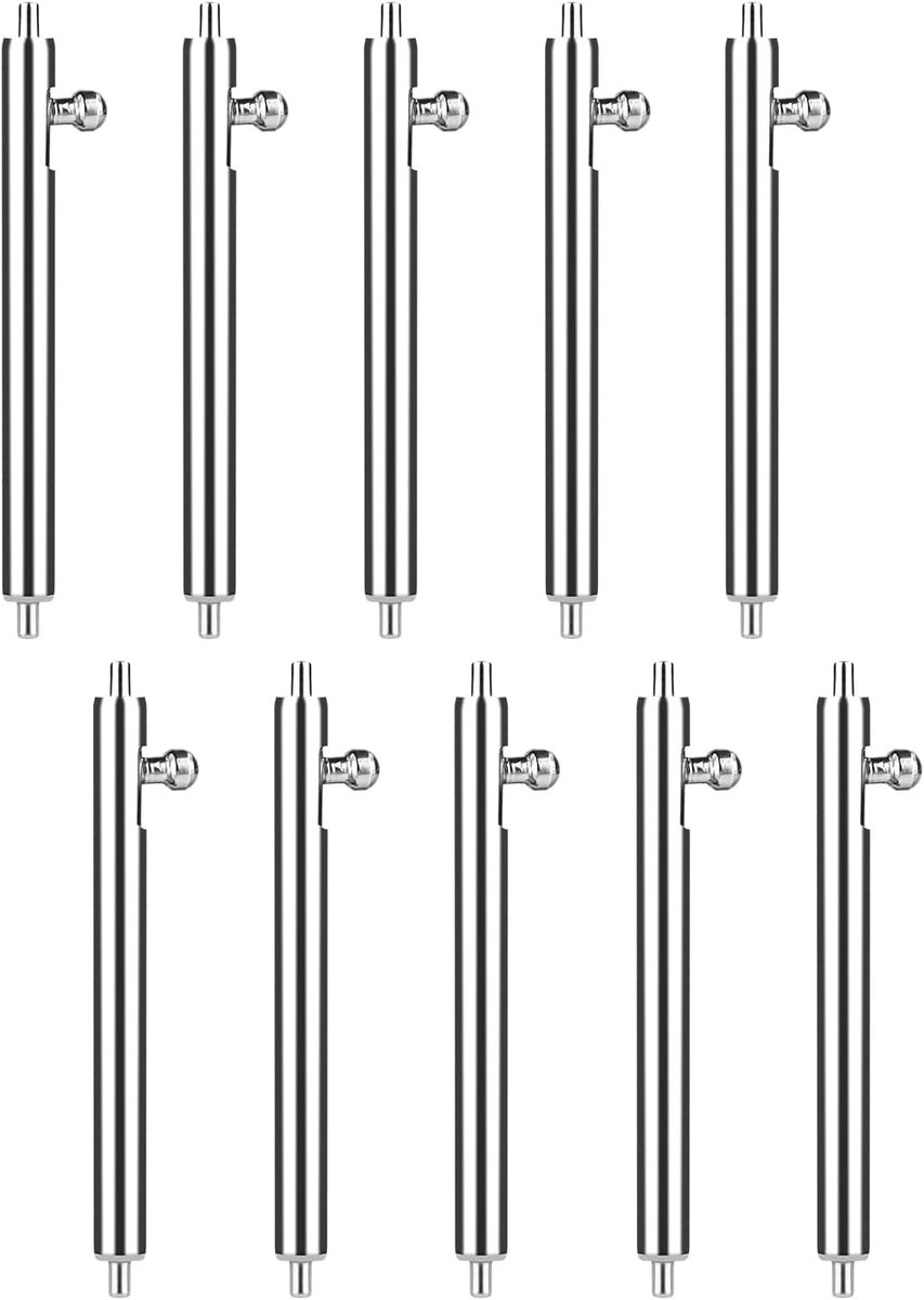 Verwisselbare veerstangen - 10 stuks - roestvrij staal - geschikt voor Samsung Galaxy Watch - SnelShoppen