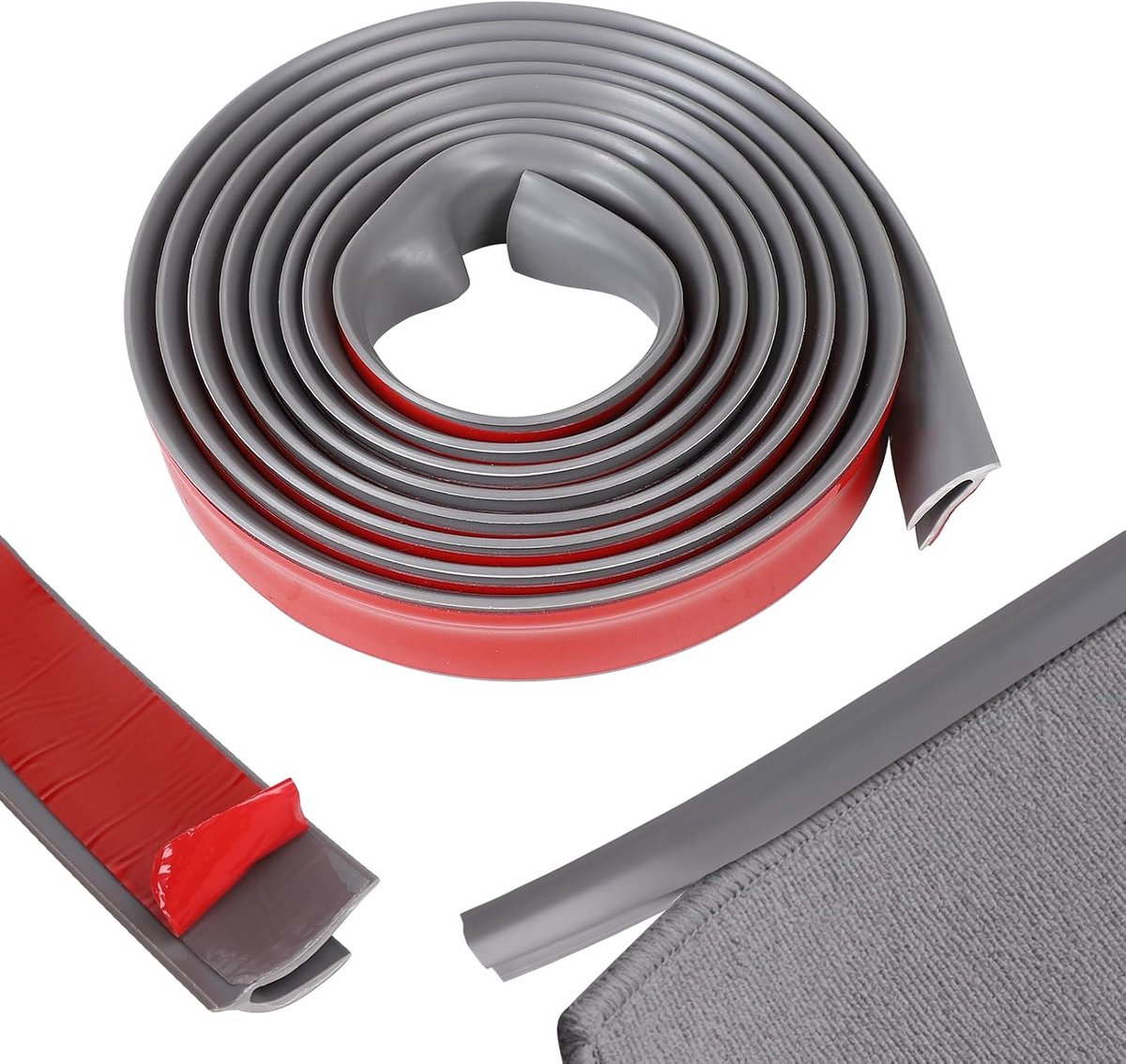 Afwerkingsbanden PVC - flexibel en slijtvast - vuilafstotend en waterdicht - veilig anti-slip gebruik - SnelShoppen