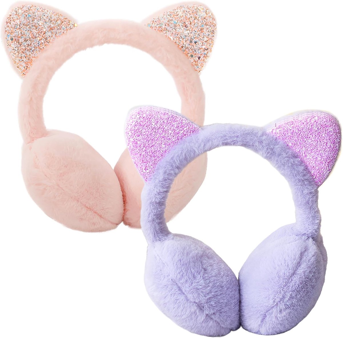Oorkappen voor meisjes - warm en comfortabel - 2 stuks - perfect voor de winter - SnelShoppen