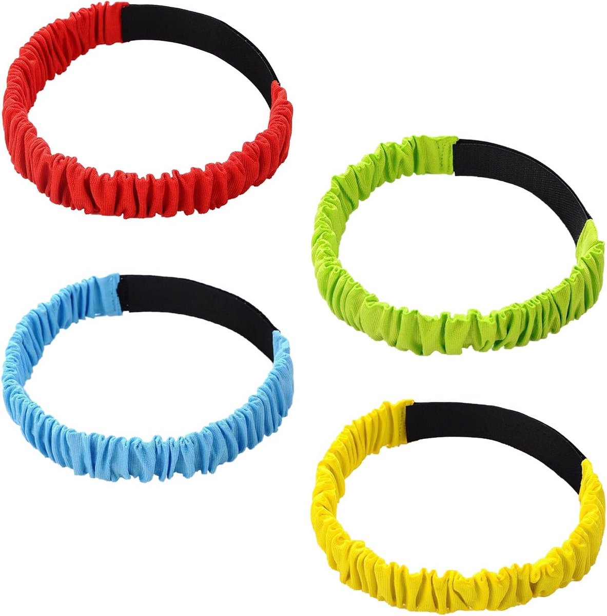 3-been racebanden 4-pack - kleurrijk nylon - voor buitenactiviteiten - teamspel voor volwassenen - SnelShoppen