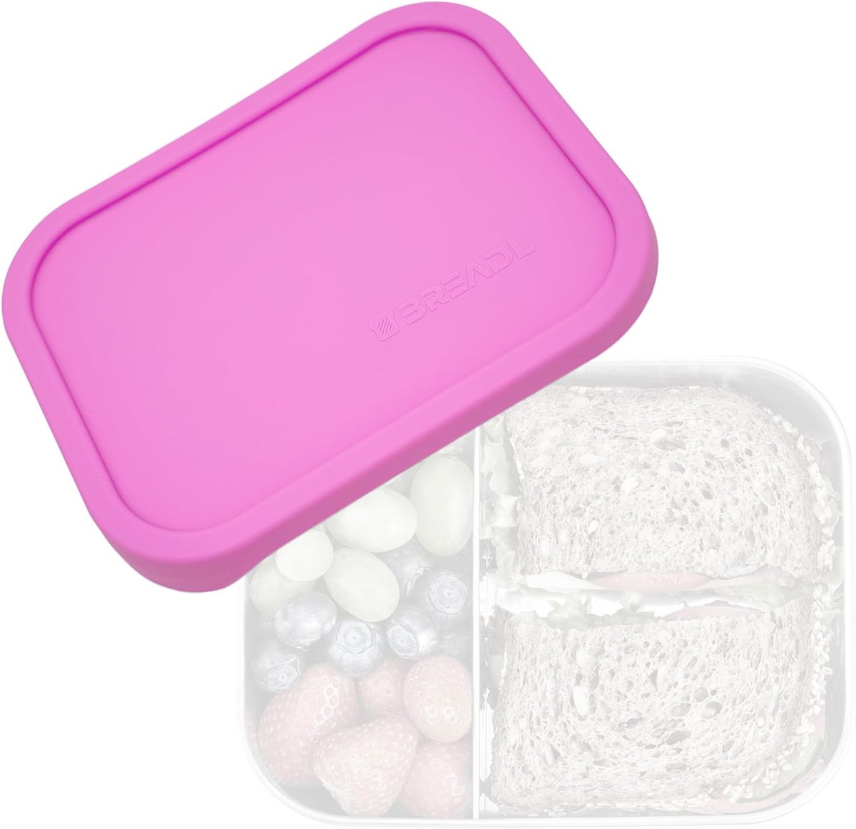 Siliconen deksel 1000ml - Lekvrij - Stapelbaar - Ideaal voor lunchboxen - SnelShoppen