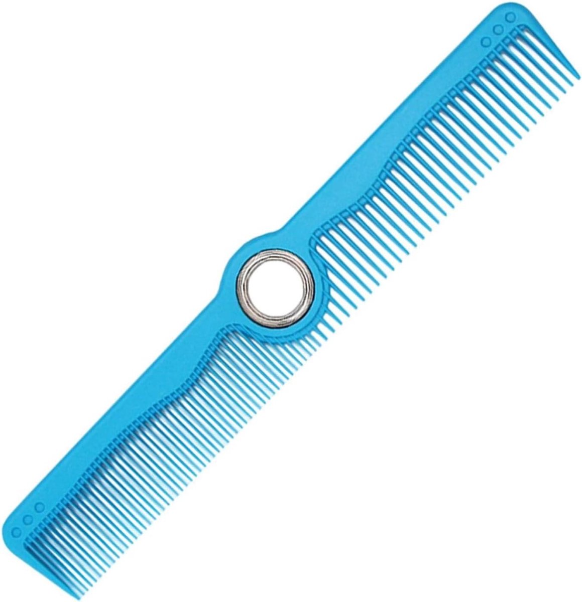Kapperskam met Vingerring - Stylingkam Barberkam - Haar Stylen - Anatomische Grip - 20 cm - Zwart