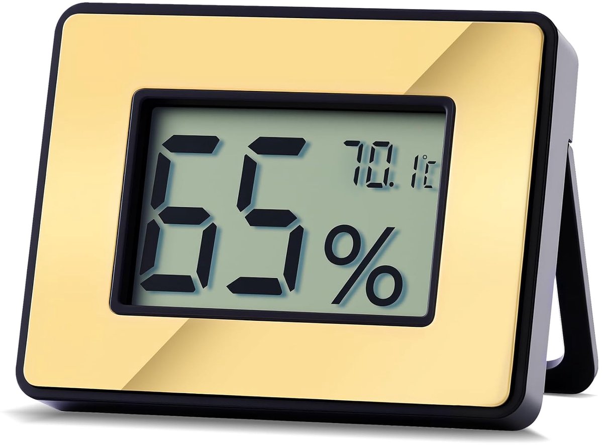 Hygrometer Thermometer - digitaal - nauwkeurige meting - ideaal voor binnenruimtes - SnelShoppen