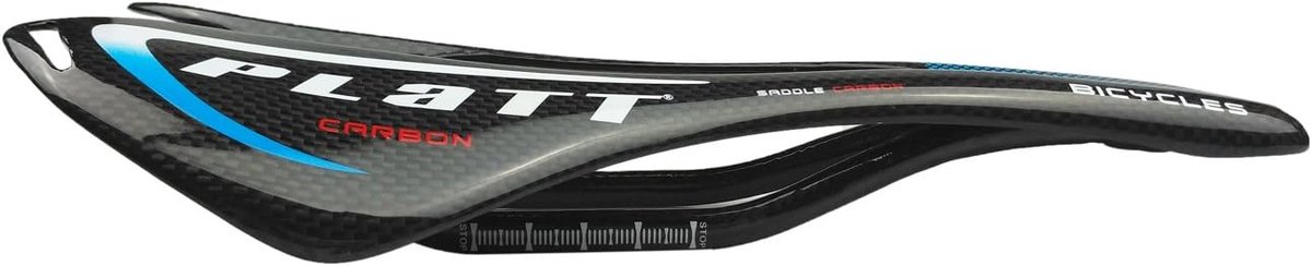Fietszadel lichtgewicht - carbon fiber - met middenholte voor comfort tijdens lange ritten - SnelShoppen