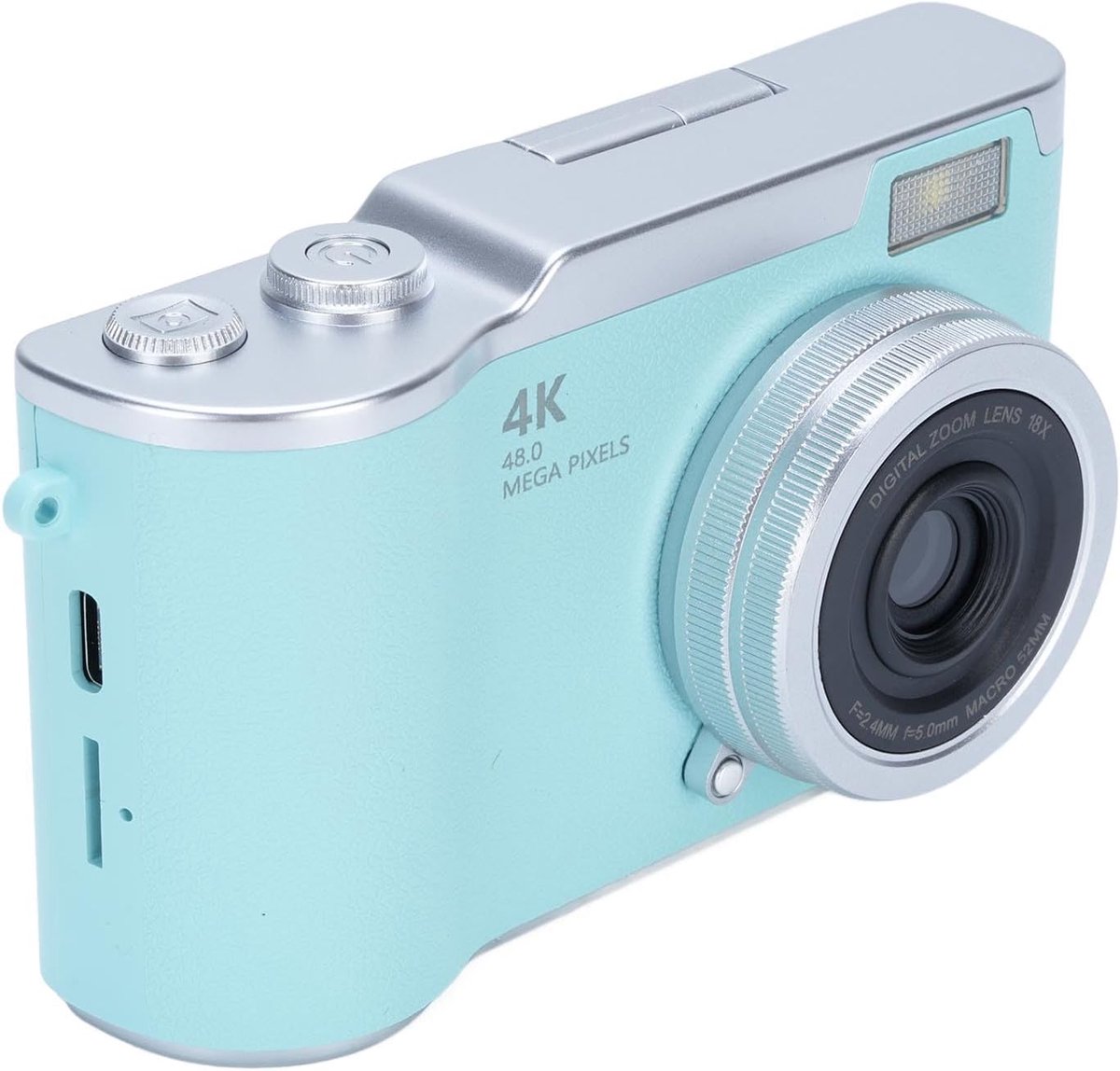 Digitale camera 48mp - 1080p met autofocus - Flip screen 2.4 inch - Ideaal voor YouTube en reizen - ShopVlot