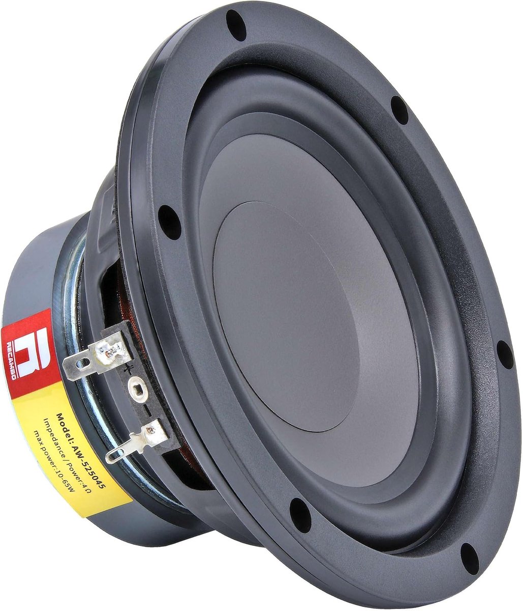 Speaker 140mm (5.5 inch) - Papier Membranen - Helder Geluid - Eenvoudige Montage - ShopVlot