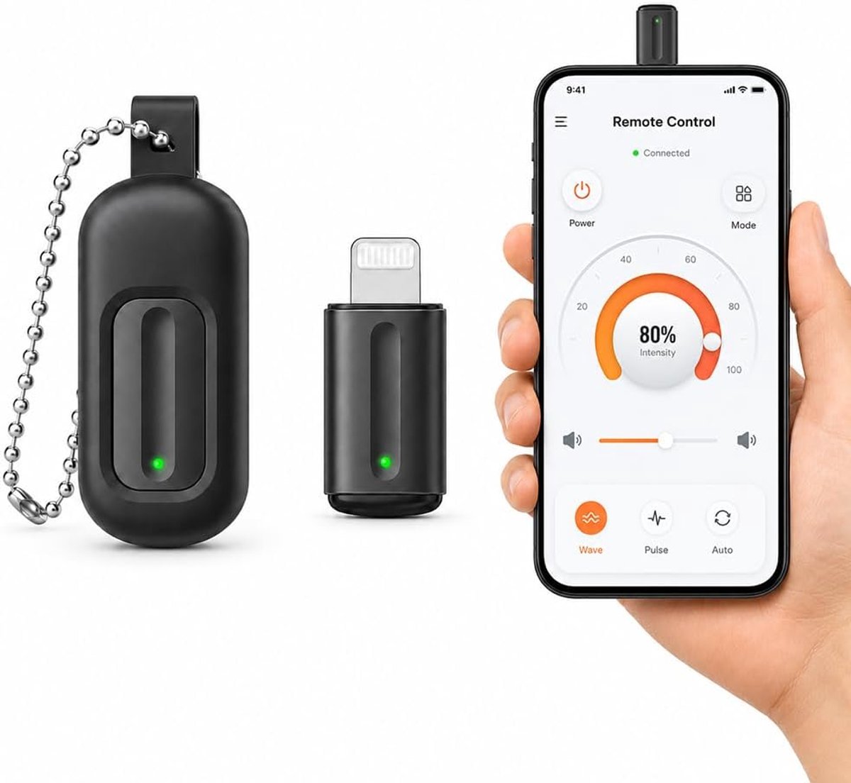 IR-afstandsbediening smartphone - mini 26 mm plug and play - eenvoudige koppeling - multifunctionele controle - ShopVlot