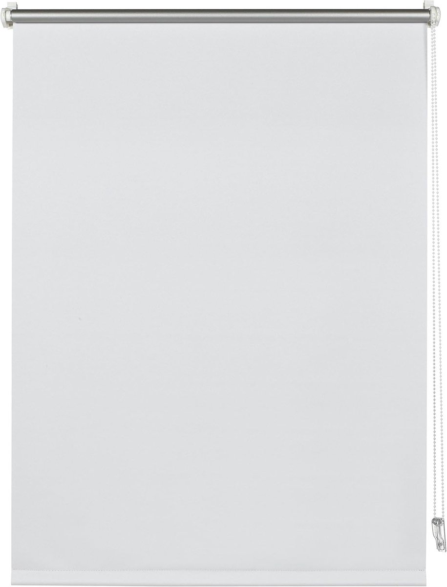 Rolgordijn 40 x 150 cm - Wit - Opaak - Energiebesparend en warmte-isolerend - ShopVlot