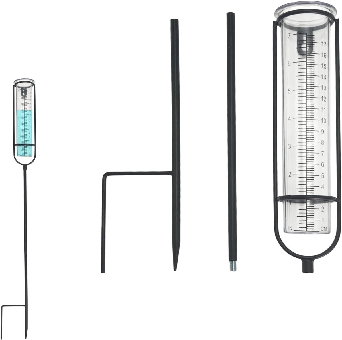Regenmeter 17,8 cm - Precisie met gepatenteerd ontwerp - Vorstbestendig en duurzaam - Gemakkelijk af te lezen - ShopVlot