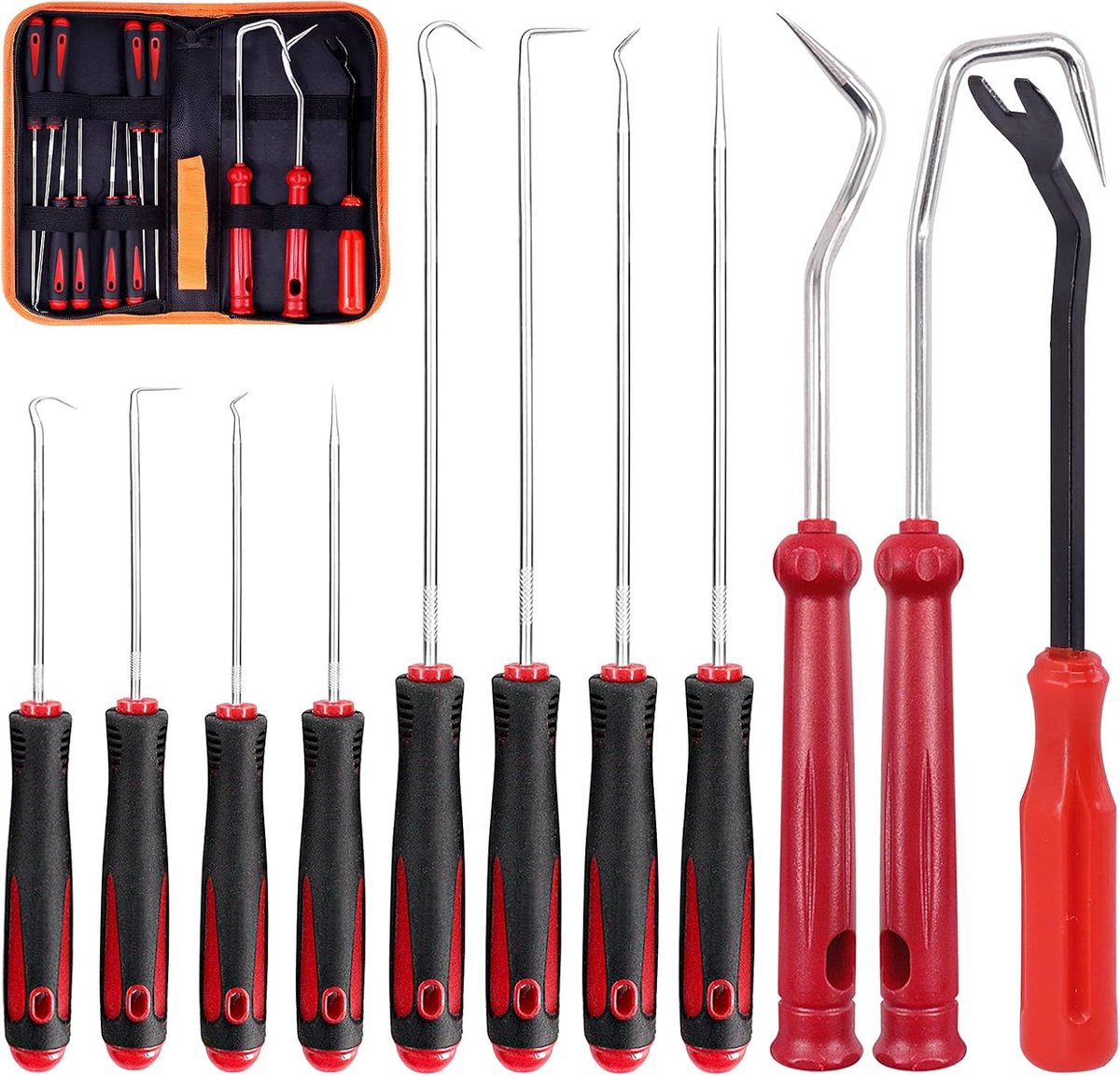 Haalverwijderingshaken set 11-delig - robuust staal - precisie gereedschap - ideaal voor autotechniek - ShopVlot