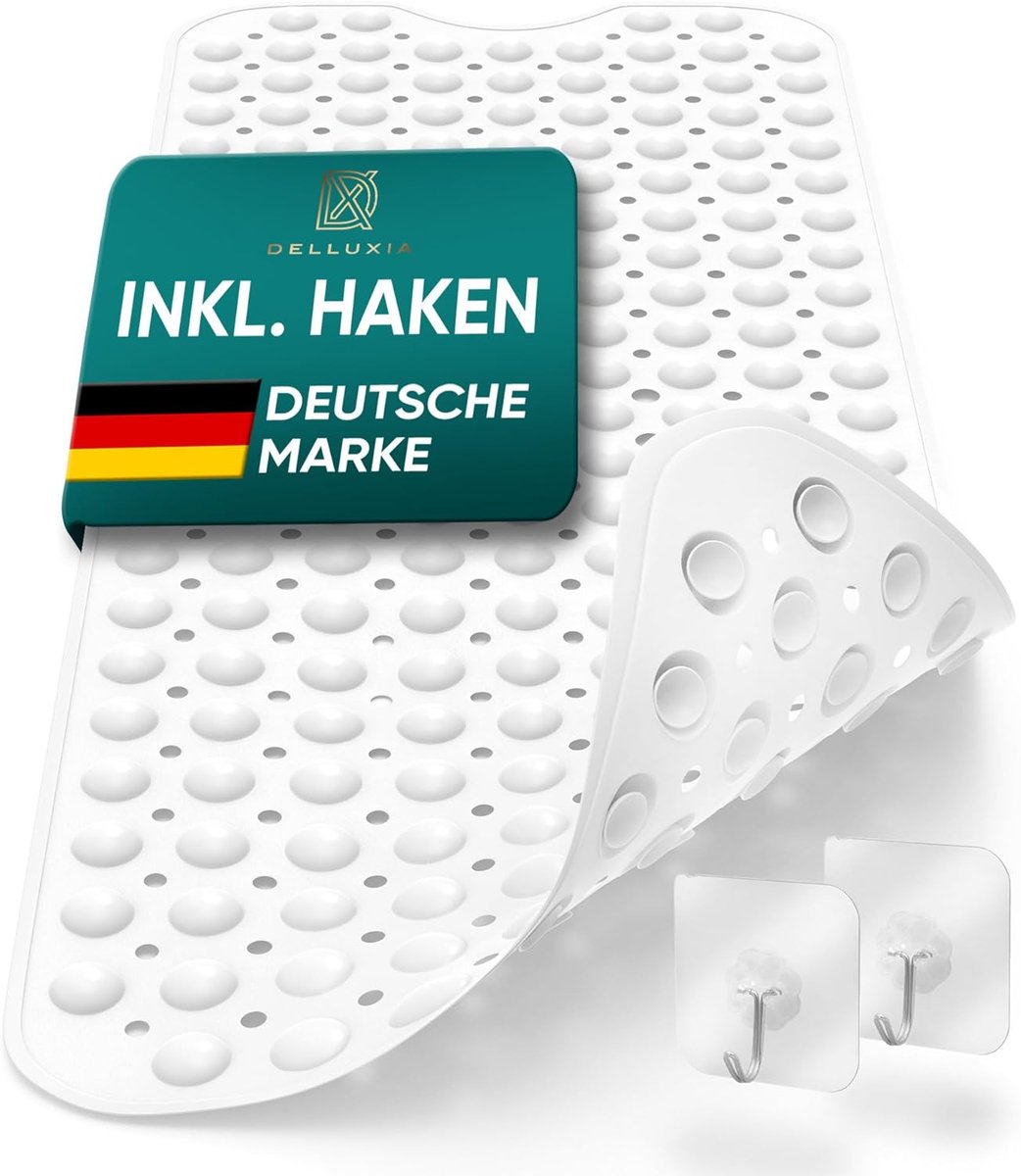 Badmat 100 x 40 cm - Antislip - BPA-vrij - Machinewasbaar en schimmelbestendig - ShopVlot
