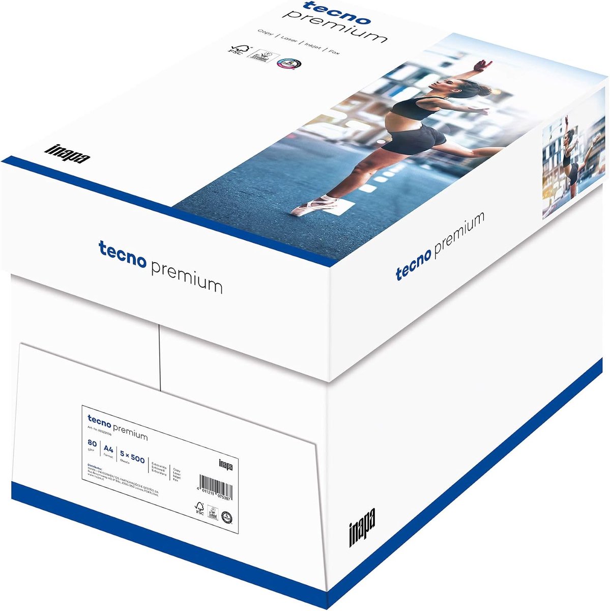Printerpapier A4 - 80 g/m² - helderwit - perfect voor kleurafdrukken - ShopVlot