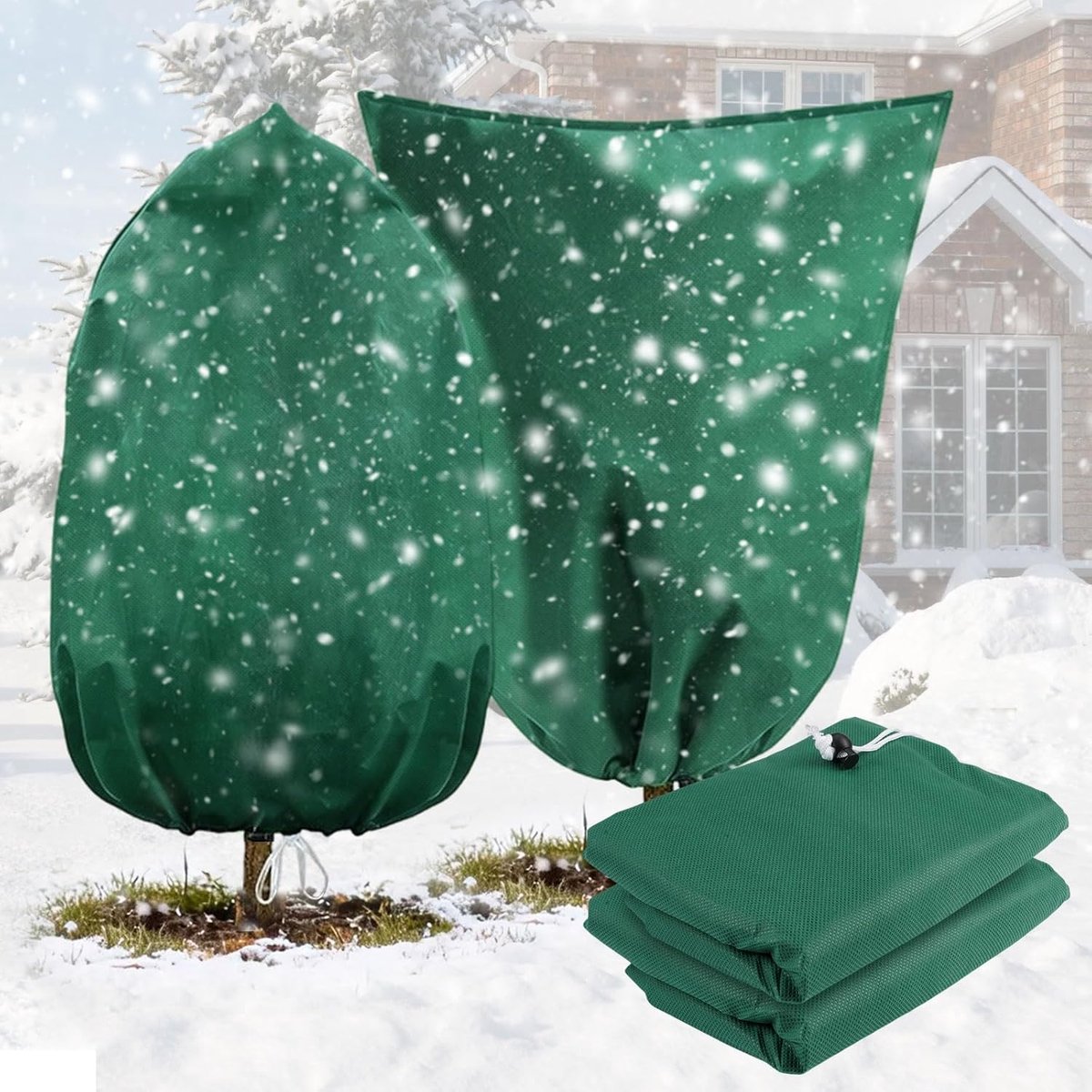 Plantenbeschermingszak 80x120cm - Weerbestendig - Ademend non-woven materiaal - Bescherming tegen vorst - ShopVlot