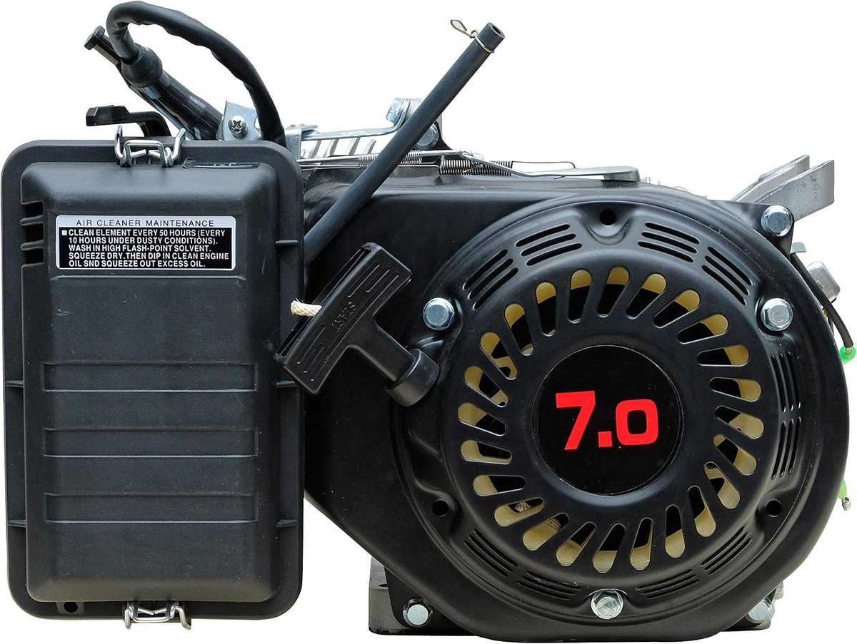 Benzinemotor 7 pk - 210 cc - luchtgekoeld - ideaal voor generatoren - ShopVlot
