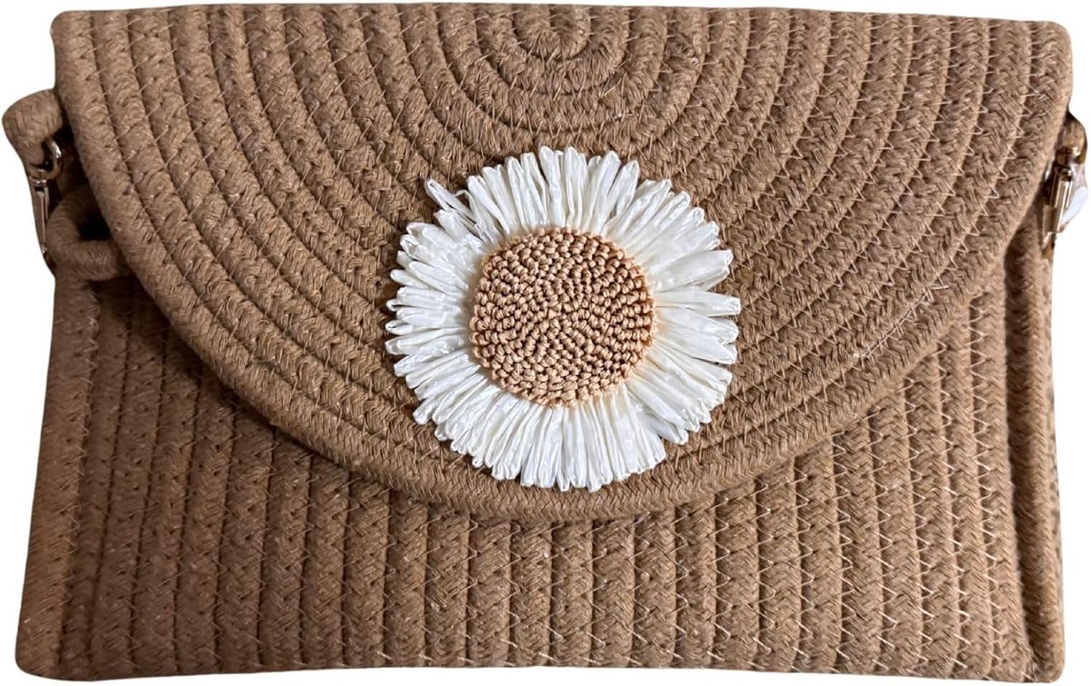 Rugtas 2-in-1 27 x 18 cm - Lichte zomerschoudertas - Afneembare riem - Perfect voor avondjes uit - ShopVlot