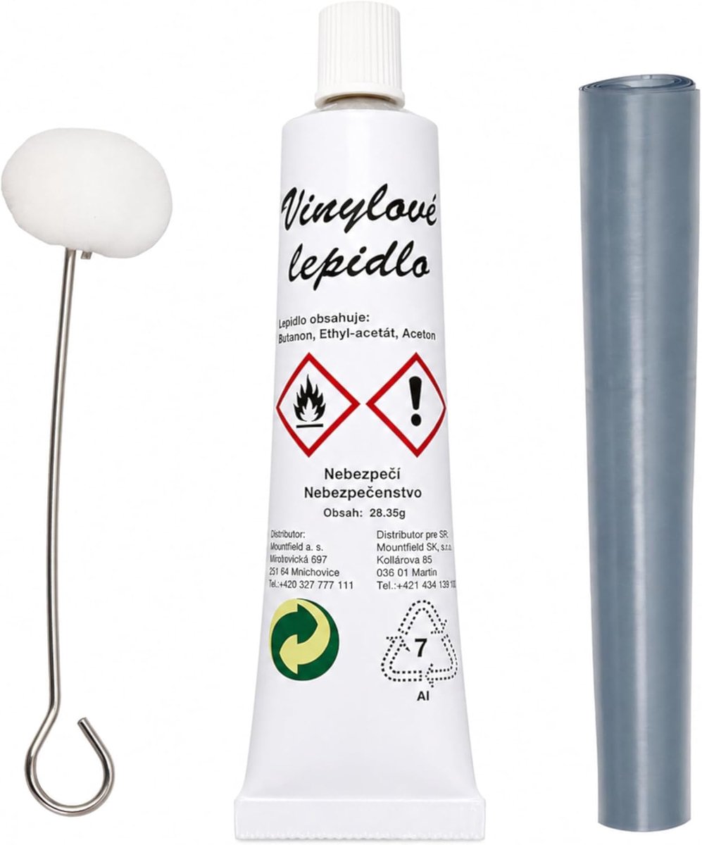 Zwemmerij reparatieset 3-delig - Onderwater vinyl lijm - Sneldrogend - Geen lege zwembad nodig - ShopVlot