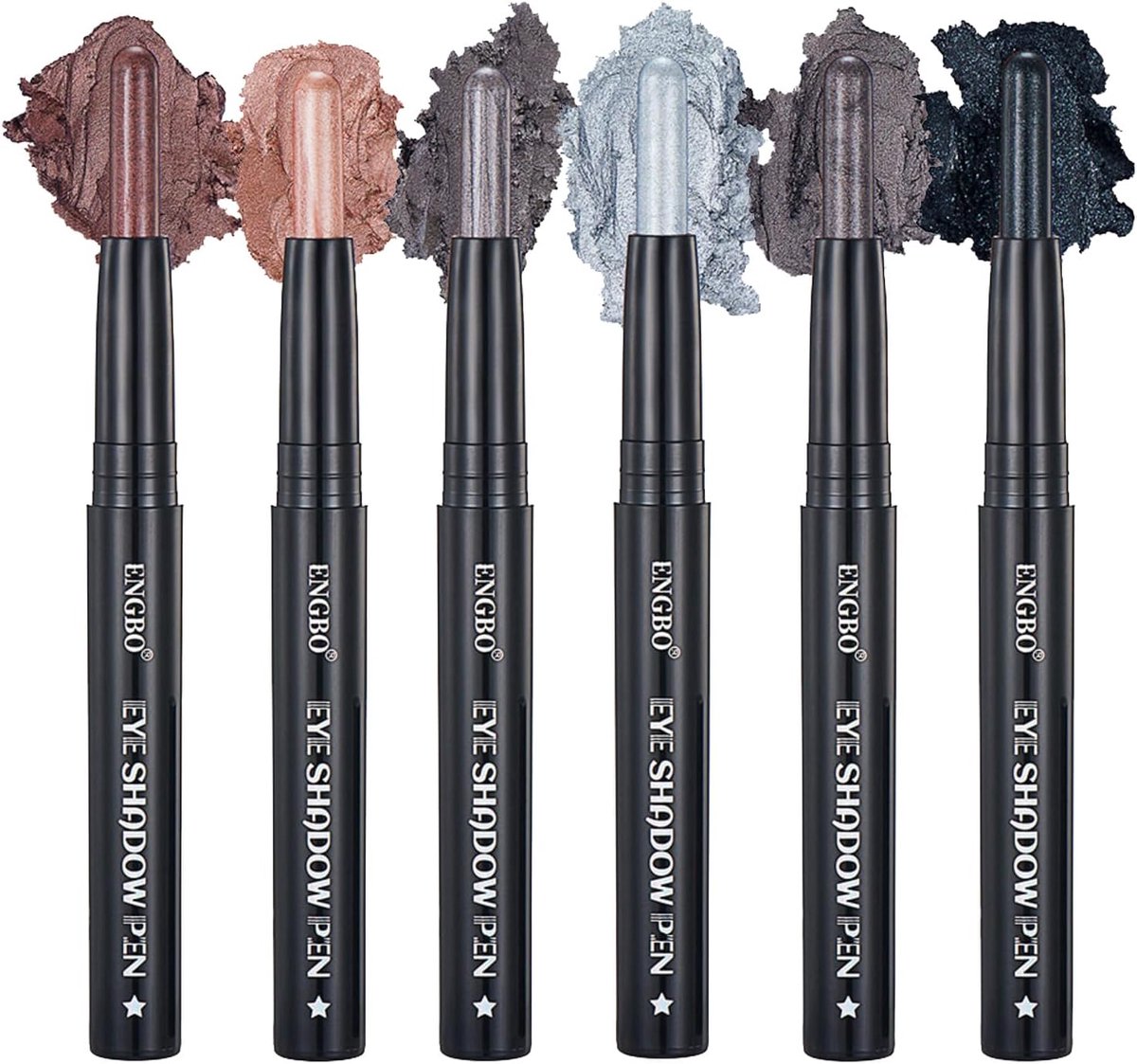 Oogschaduwsticks 6 kleuren - Waterdicht en transferbestendig - Langdurige dekking - Perfect voor dagelijks gebruik - ShopVlot