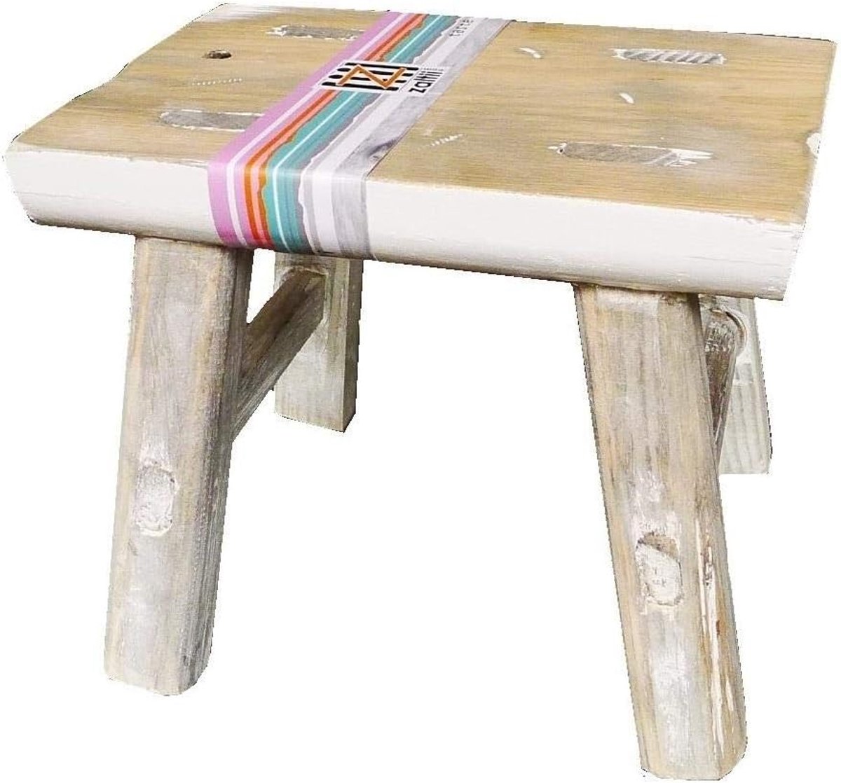 Houten Decoratiestoel 25 x 15 x 20 cm - Duurzaam grenenhout - Hoogwaardige kwaliteit - Perfect als decoratie - ShopVlot