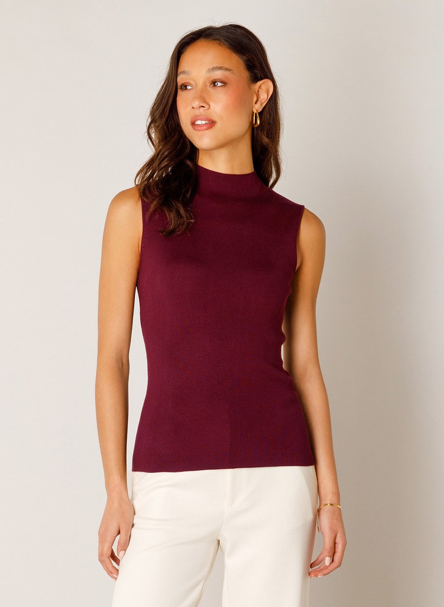 BASE LEVEL Yali Tops - Wine Red - maat 44