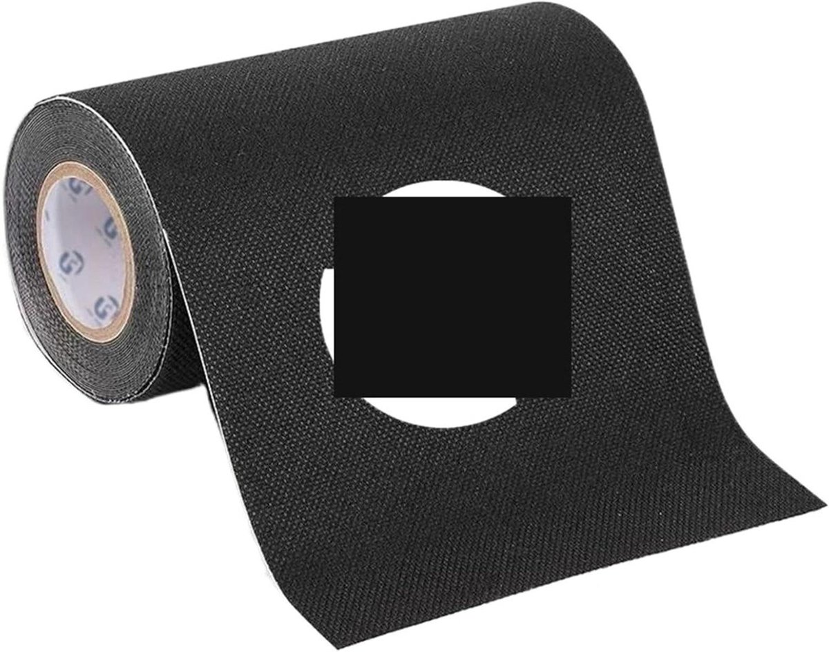 Kunstgrasnaadband - Voegband Zelfklevend - Gazon Verbinding - Weerbestendig - 100mm x 3m - Zwart