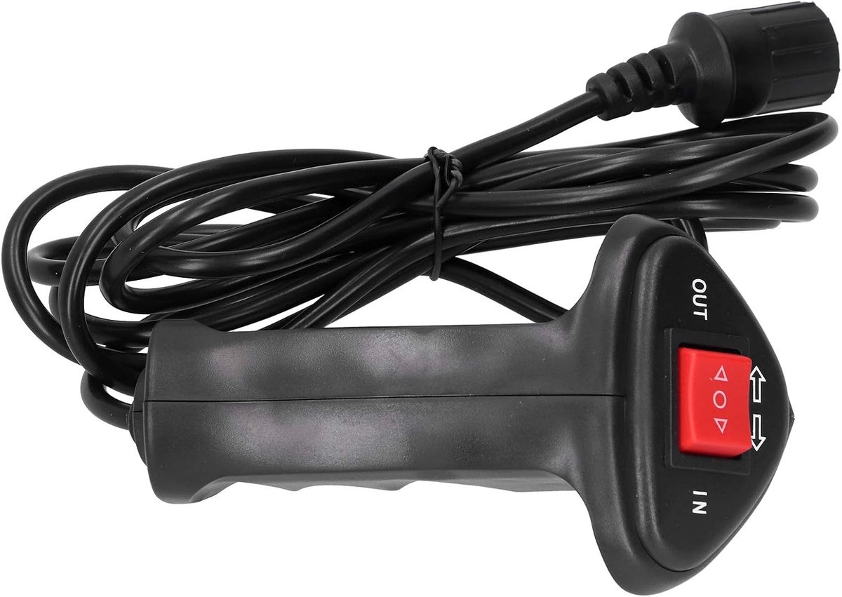 Draadloze winch afstandsbediening 3-prong - 9,2ft kabel - betrouwbare controle - ideaal voor off-road voertuigen - SnelShoppen