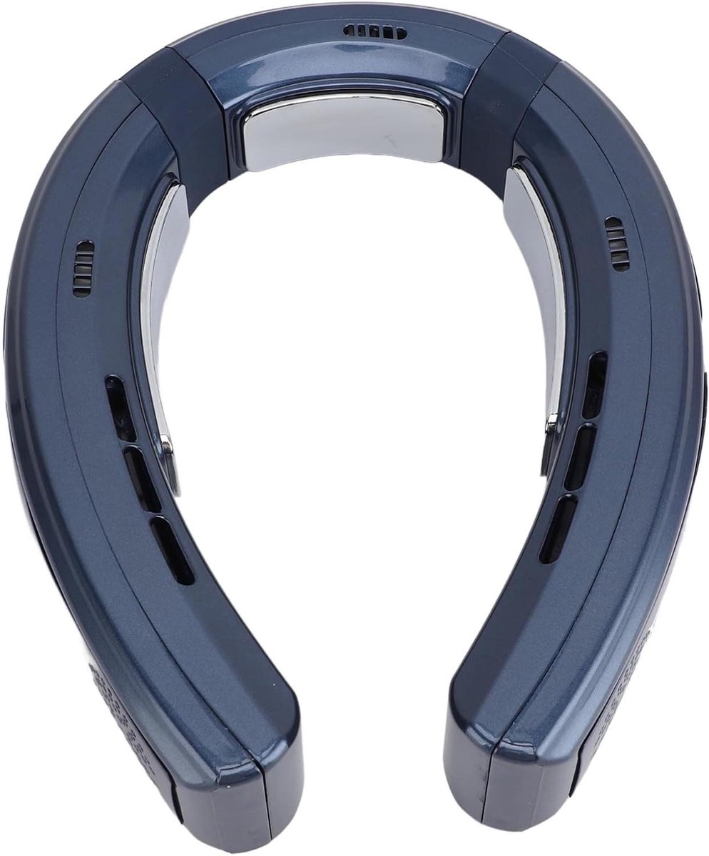 Nek Ventilator - Draagbare Ventilator - Persoonlijke Verkoeling - Bladloos Veiligheidsontwerp - 25D x 21B x 7H cm - Wit
