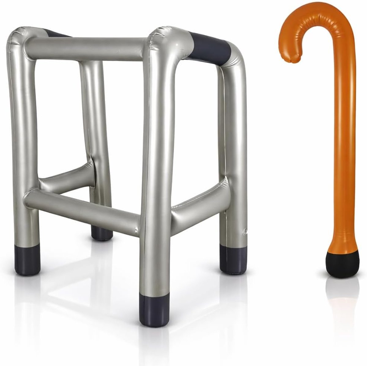 Opblaasbaar looprek 23 x 85 cm - PVC - grappig Halloween kostuum - leuk voor ouderen - SnelShoppen
