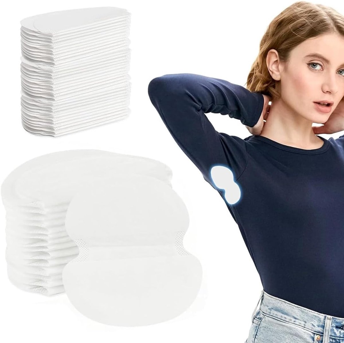 Okselpads 50 stuks - absorberend - ademend - effectief tegen zweetvlekken - SnelShoppen