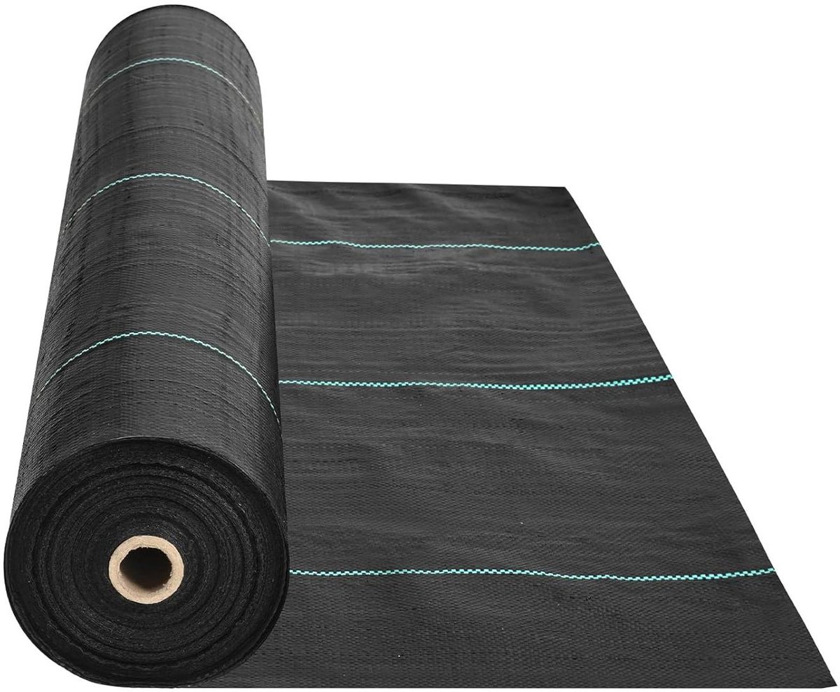 Wietdoek Bodembedekking - Grasdoek Gronddoek - Onkruid Vrij Houden - Scheur- en Corrosiebestendig - 1.8 x 30.5 m - Groen