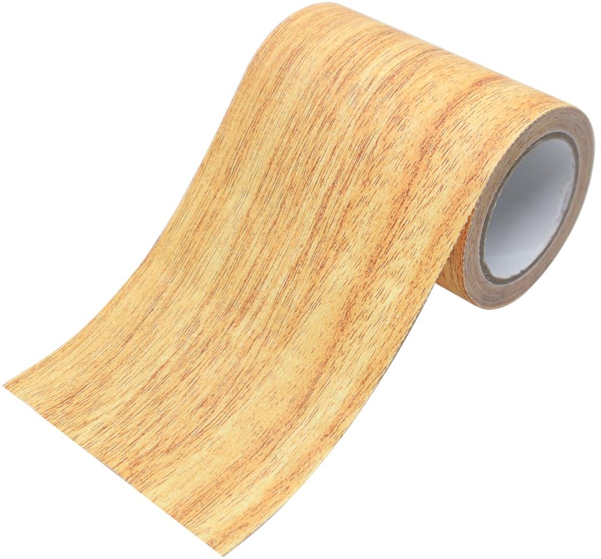 Houten Look Plakband 8 cm x 15 ft - Zelfklevend Houtnerf - Sterke Hechting - Ideaal voor Vloer- en Meubelherstel - SnelShoppen