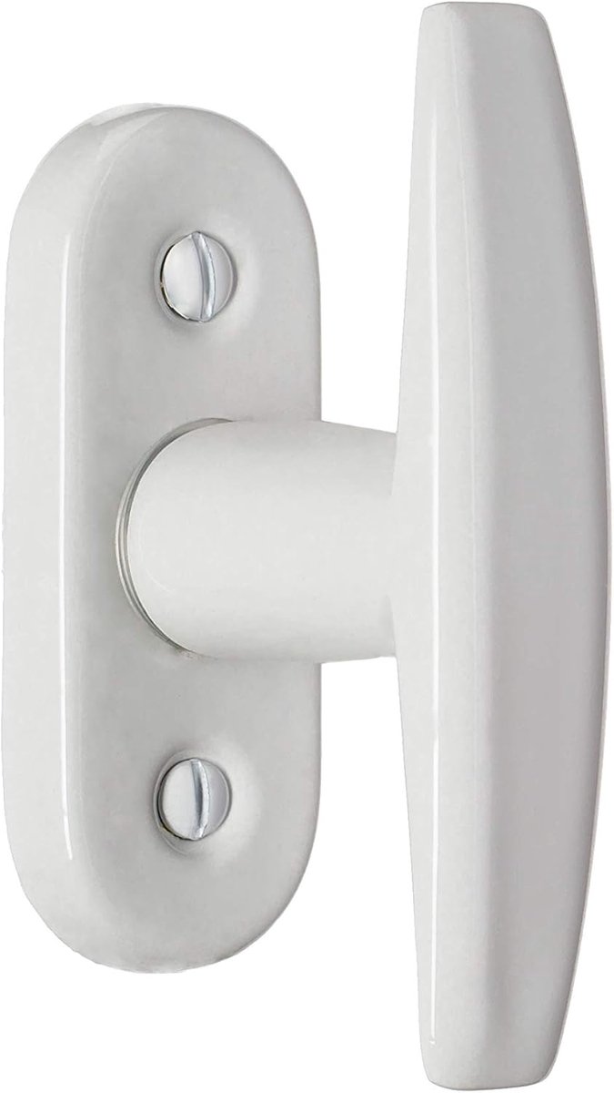 Window handle aluminium white - ShopVlot